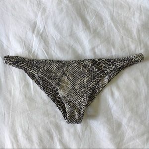 Acacia swimwear Makai bottom snake print